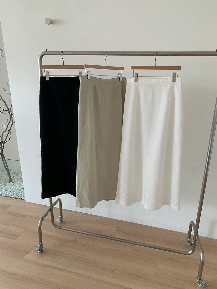 Cover - Korean Women Fashion - #womensfashion - Brick Long Skirt - 7