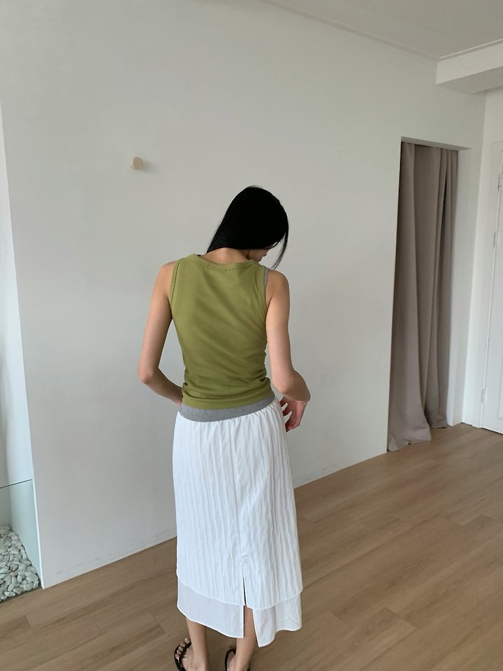 Cover - Korean Women Fashion - #womensfashion - Pickle Sleeveless Top - 5