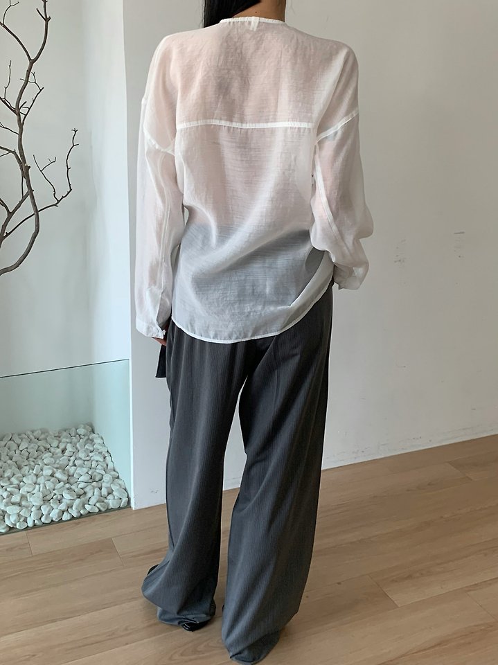 Cover - Korean Women Fashion - #womensfashion - Layered Blouse - 3