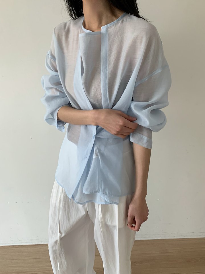 Cover - Korean Women Fashion - #womensfashion - Layered Blouse - 5