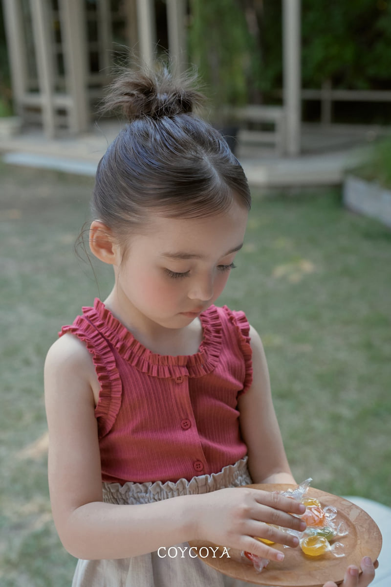Coycoya - Korean Children Fashion - #Kfashion4kids - Dahlia Shirring Sleeveless - 12
