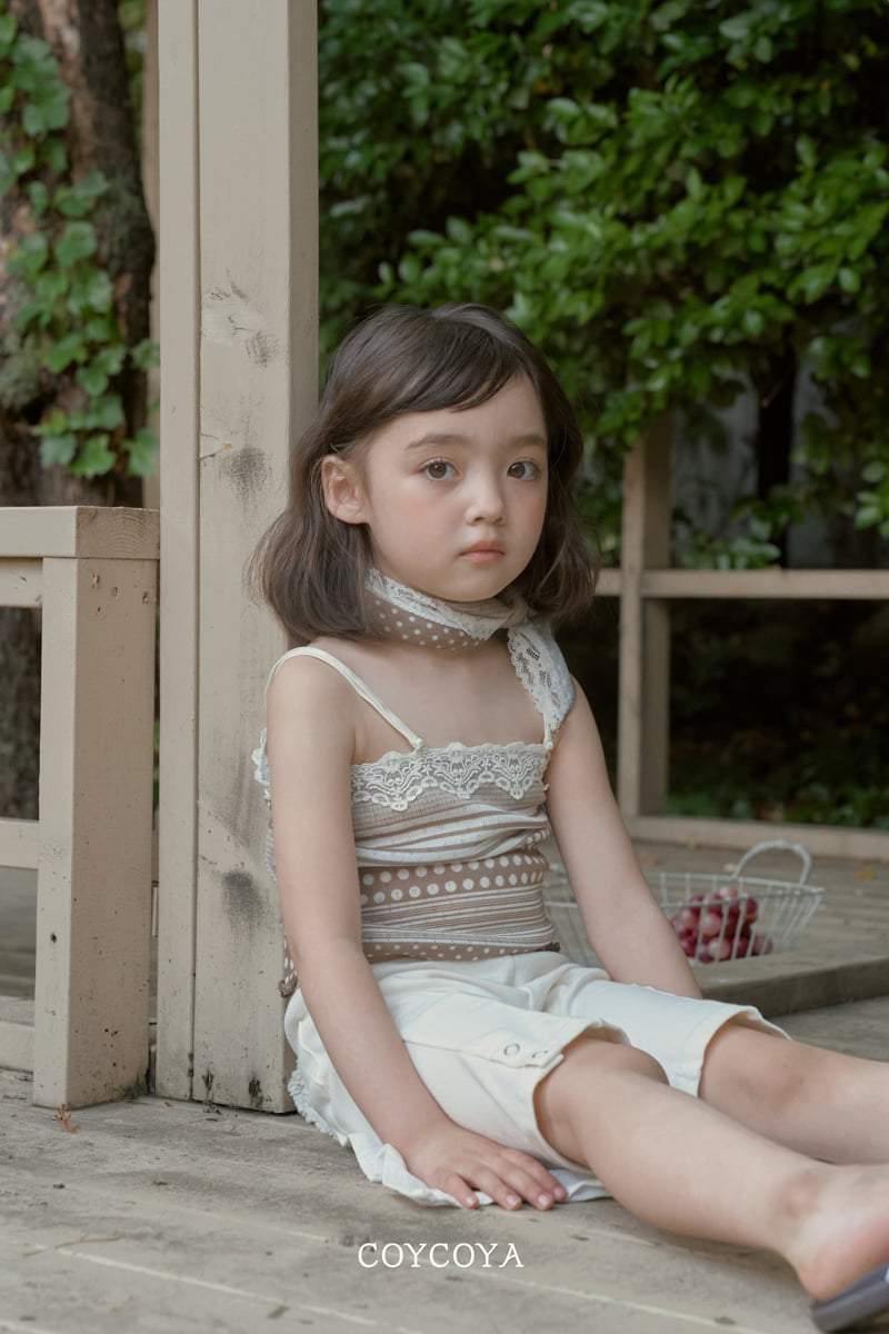 Coycoya - Korean Children Fashion - #childrensboutique - Rene Triangle Headscarf & Scarf - 11
