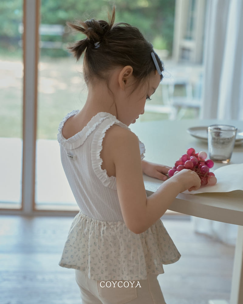 Coycoya - Korean Children Fashion - #designkidswear - Dahlia Shirring Sleeveless - 6