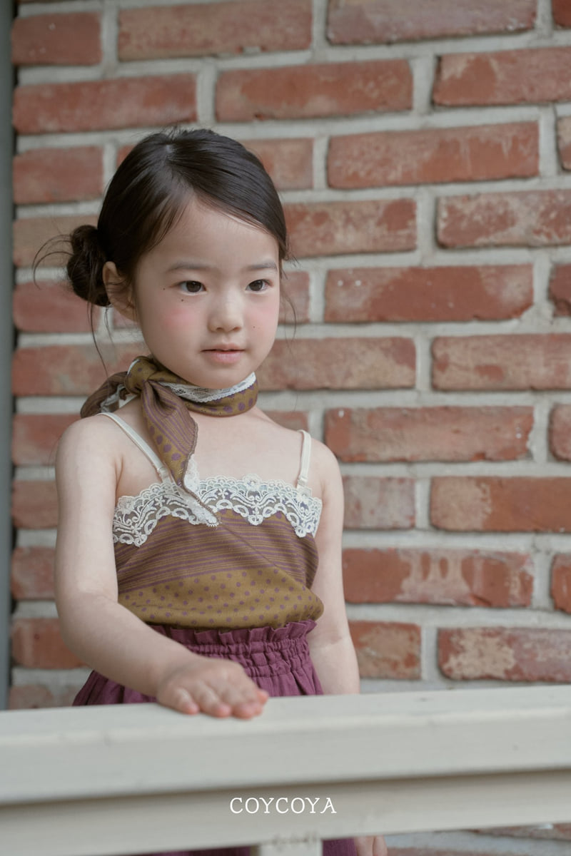 Coycoya - Korean Children Fashion - #designkidswear - Rene Triangle Headscarf & Scarf - 12