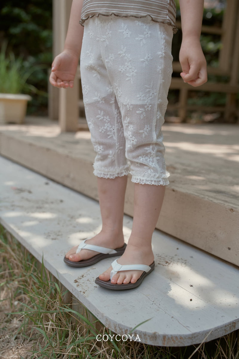 Coycoya - Korean Children Fashion - #kidsstore - Bloom Capri Pants - 12