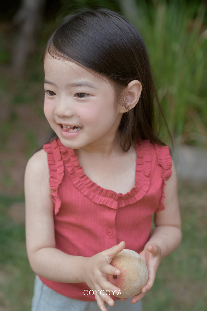 Coycoya - Korean Children Fashion - #kidsstore - Dahlia Shirring Sleeveless - 10