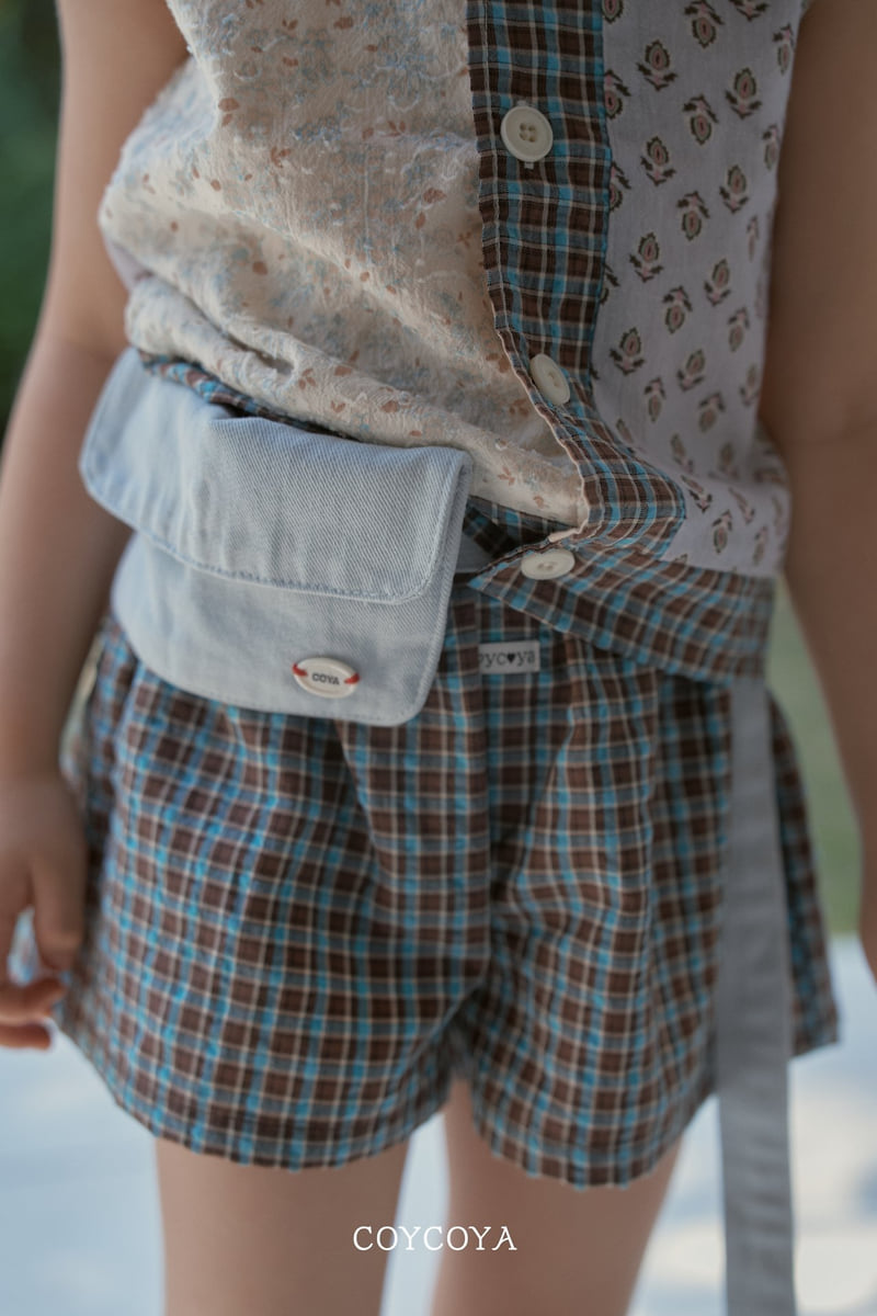 Coycoya - Korean Children Fashion - #kidsshorts - Check-In Shorts - 4