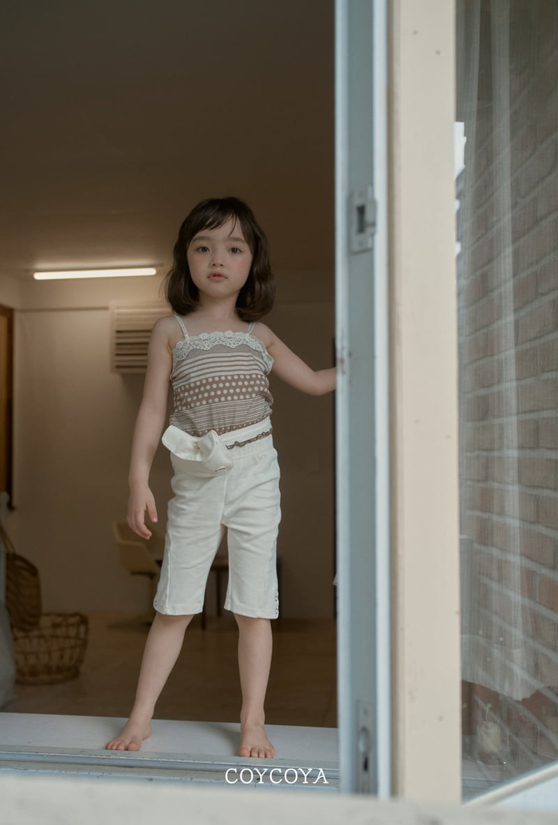 Coycoya - Korean Children Fashion - #kidzfashiontrend - Ttoto Capri Pants - 12