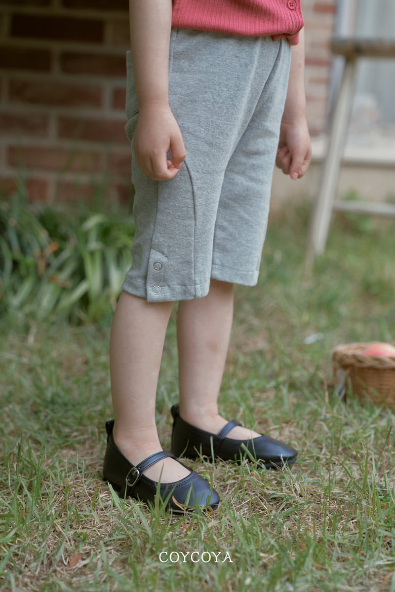 Coycoya - Korean Children Fashion - #toddlerclothing - Ttoto Capri Pants - 4