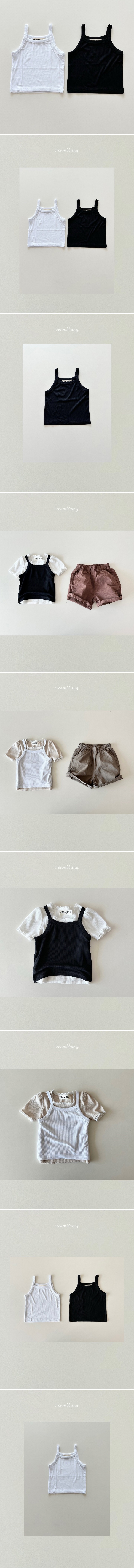 Cream Bbang - Korean Children Fashion - #kidsstore - Tencel Ribbed Sleeveless - 2