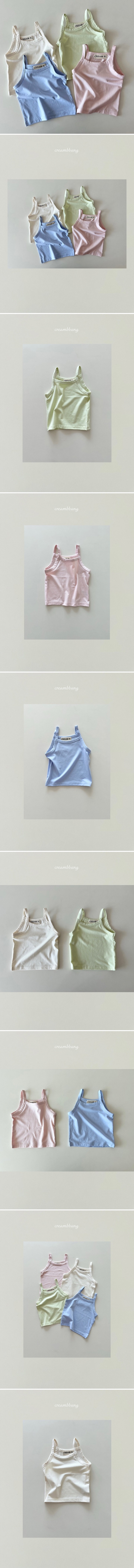 Cream Bbang - Korean Children Fashion - #minifashionista - Roy Strap Sleeveless - 2