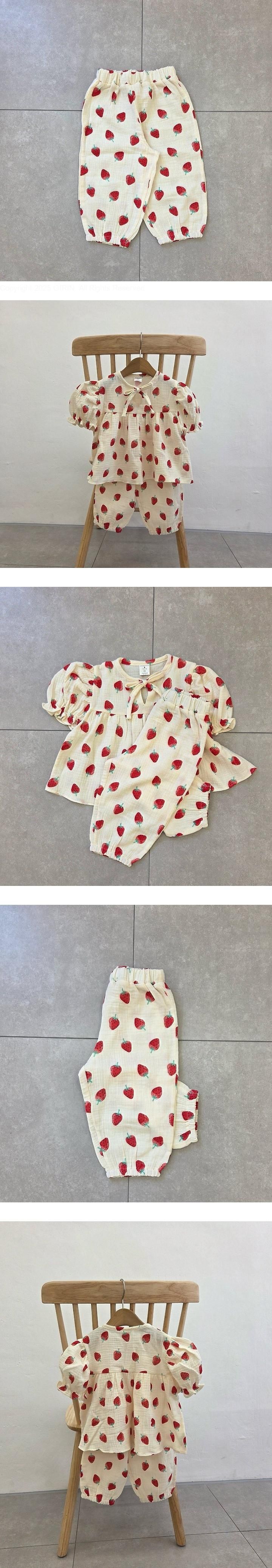 Dazzling - Korean Children Fashion - #kidsstore - Strawberry Pants