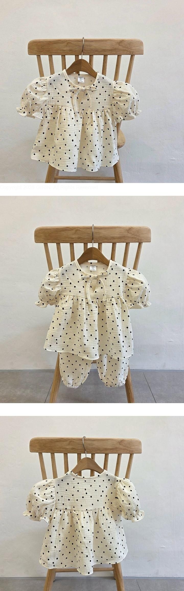 Dazzling - Korean Children Fashion - #magicofchildhood - Dot Blouse