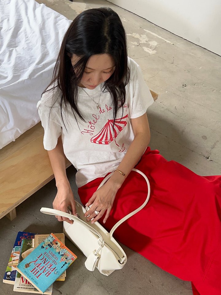 Diana - Korean Women Fashion - #momslook - Parasol Tee - 2