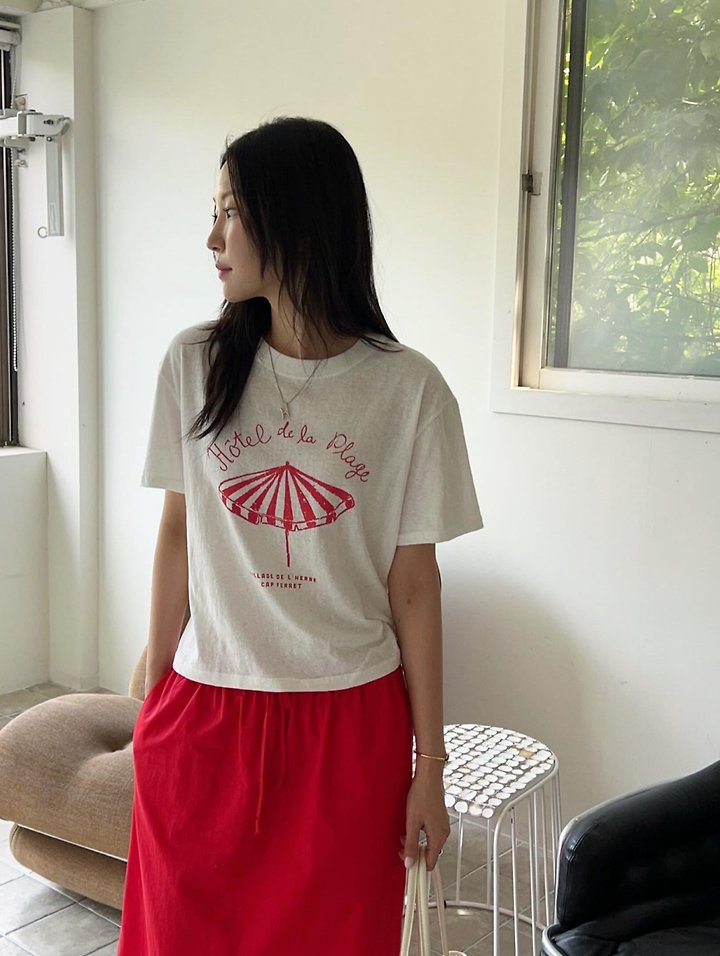 Diana - Korean Women Fashion - #momslook - Parasol Tee - 8