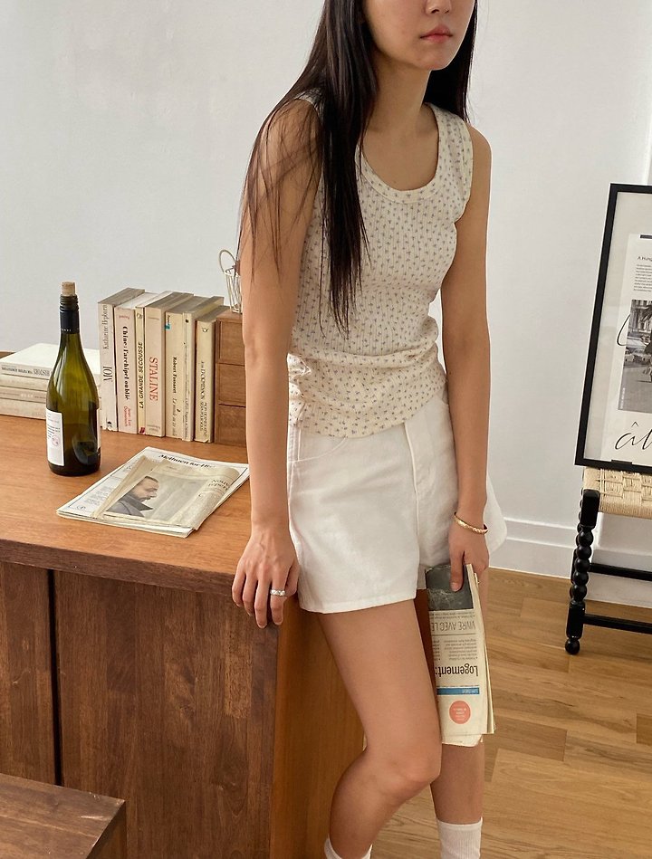 Diana - Korean Women Fashion - #momslook - Ellie Sleeveless Tee - 7