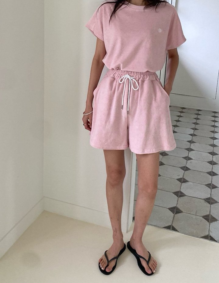 Diana - Korean Women Fashion - #womensfashion - Terry Half Pants - 4