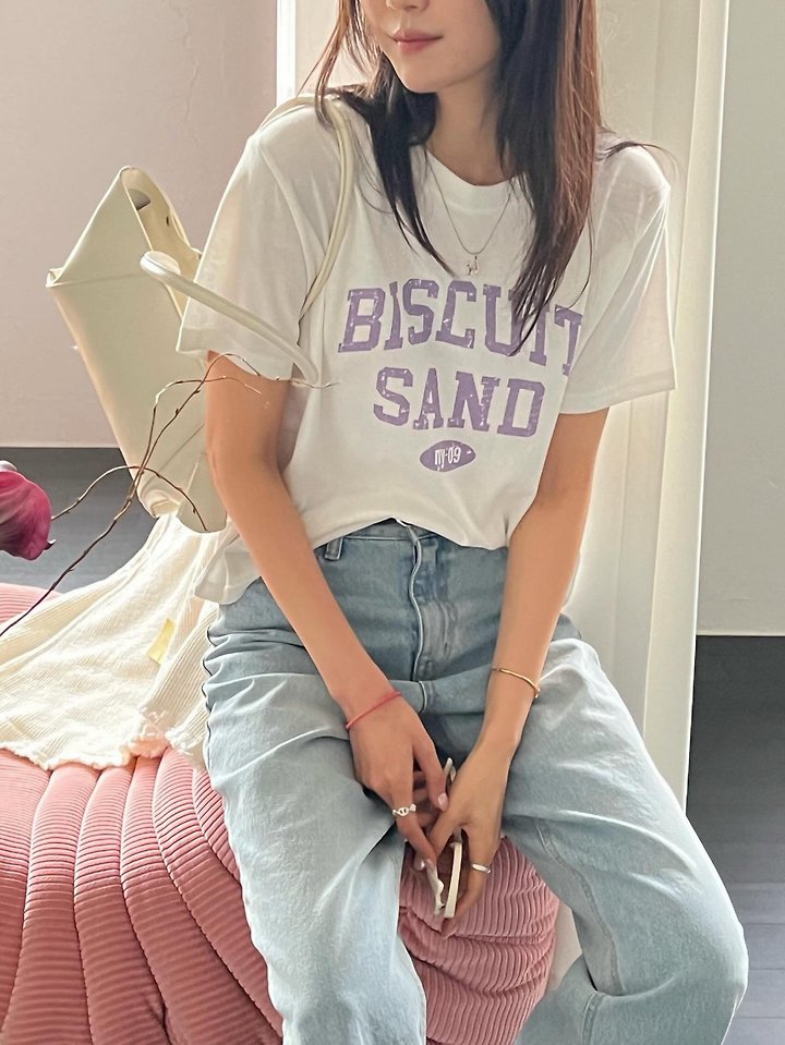 Diana - Korean Women Fashion - #momslook - Stone Pigment Tee - 10