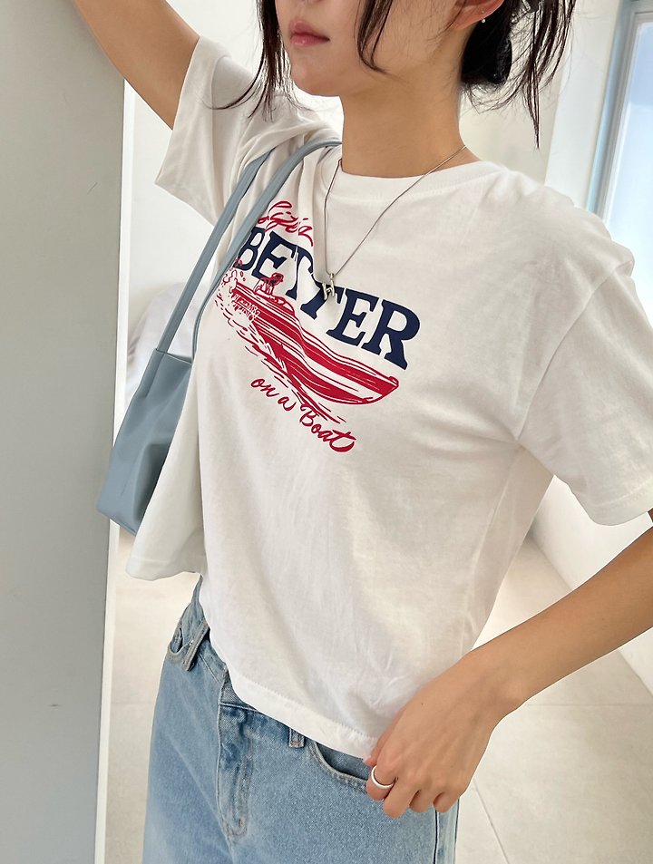 Diana - Korean Women Fashion - #momslook - Boat Tee - 10