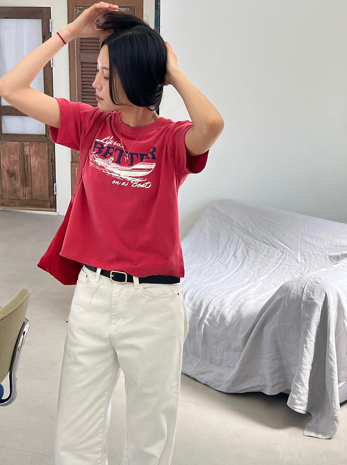 Diana - Korean Women Fashion - #momslook - Boat Tee - 2