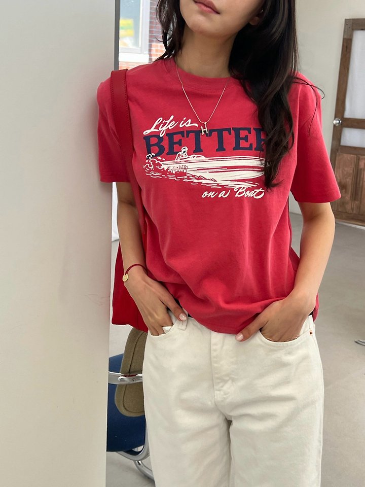 Diana - Korean Women Fashion - #womensfashion - Boat Tee - 4
