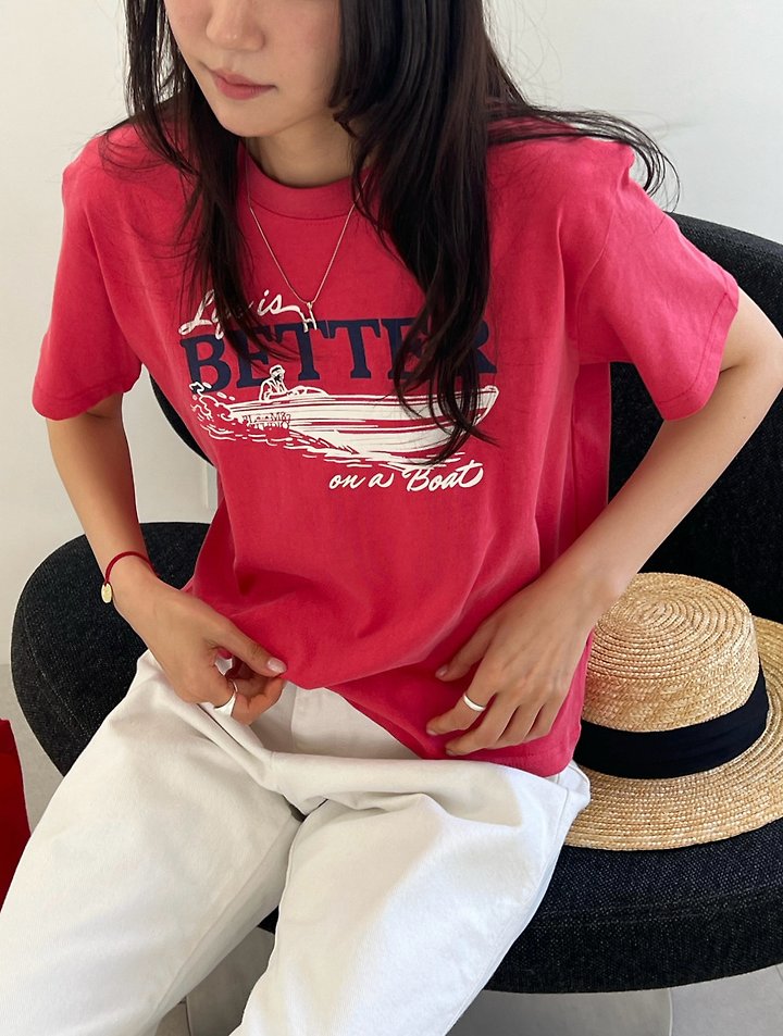 Diana - Korean Women Fashion - #momslook - Boat Tee - 6