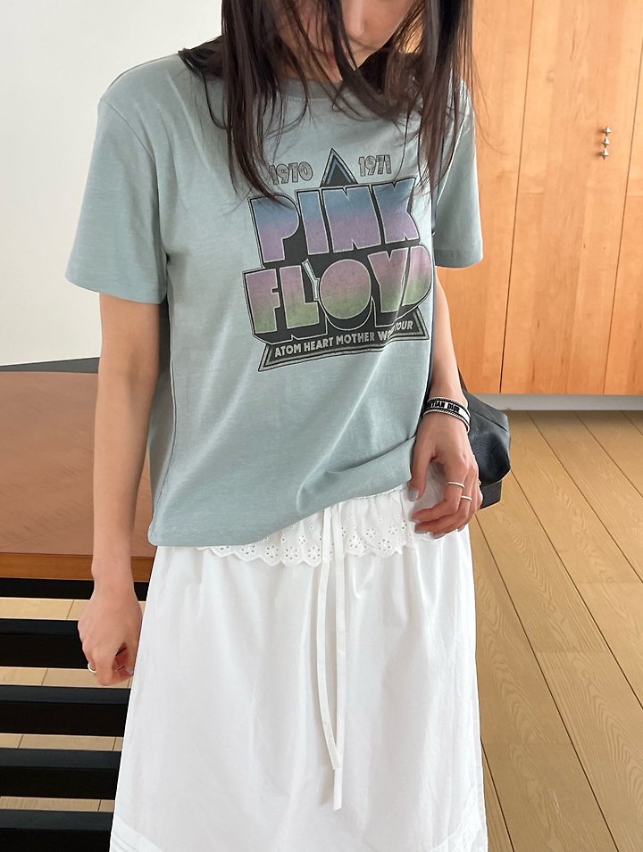 Diana - Korean Women Fashion - #momslook - Pink Tee