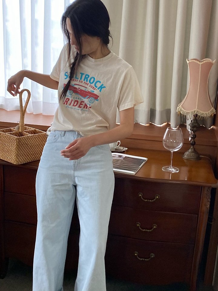 Diana - Korean Women Fashion - #momslook - Rider Tee - 6