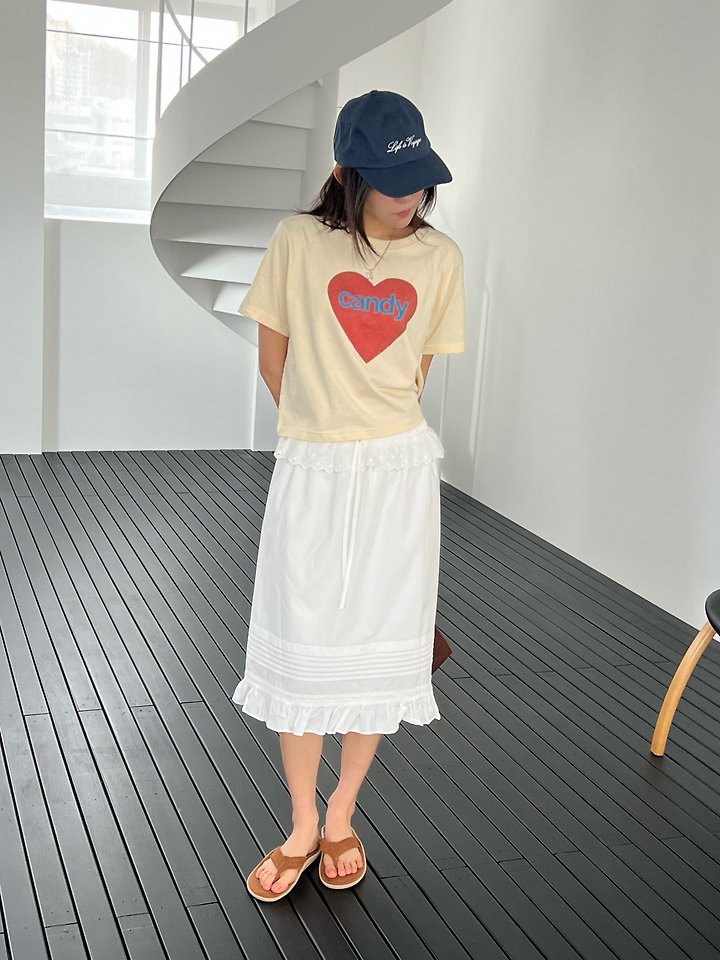 Diana - Korean Women Fashion - #momslook - Blue Candy Tee - 3