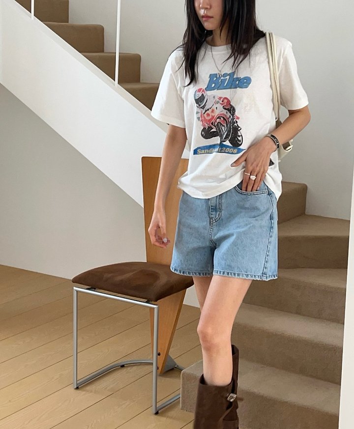 Diana - Korean Women Fashion - #momslook - Bike Tee - 11