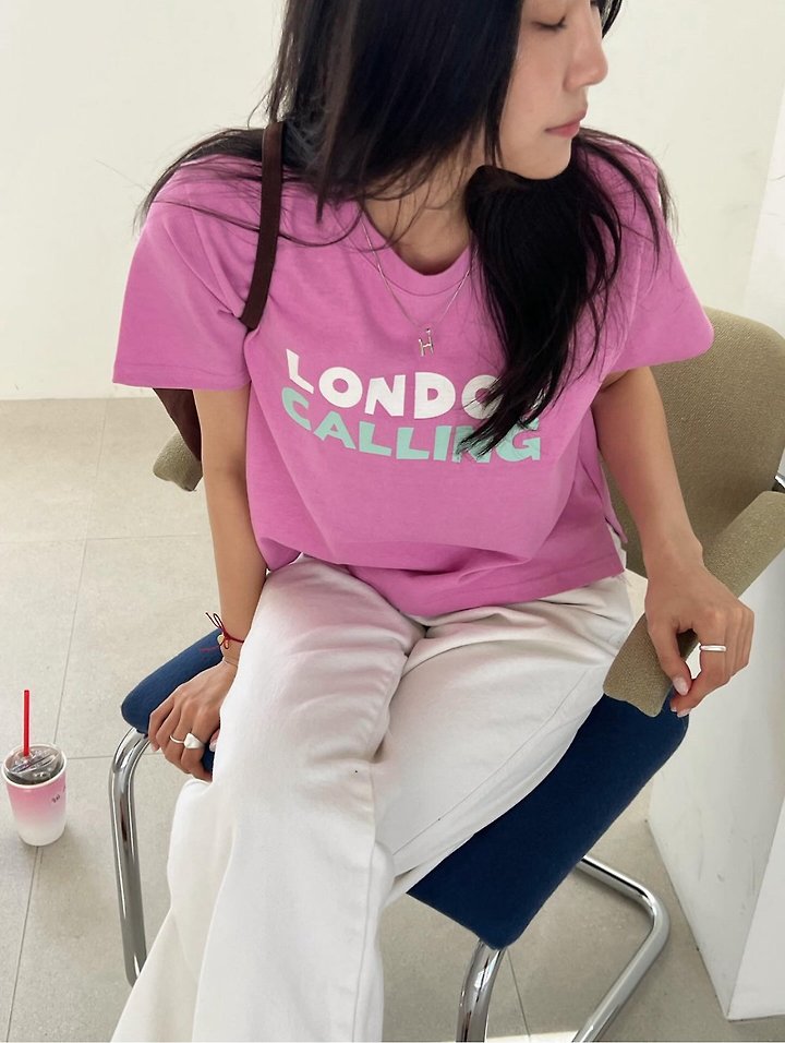 Diana - Korean Women Fashion - #momslook - Calling Crop Tee - 10