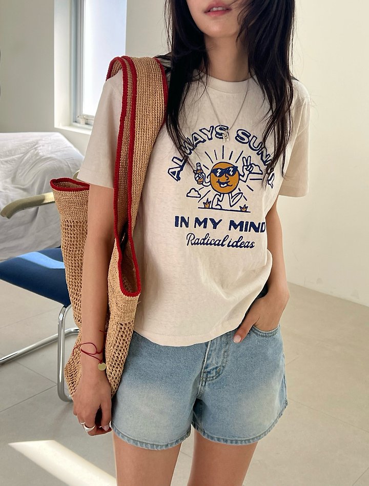 Diana - Korean Women Fashion - #pursuepretty - Sunny Tee - 5