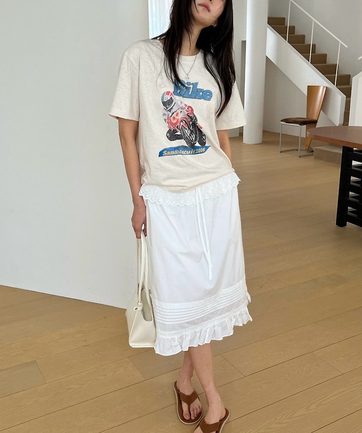Diana - Korean Women Fashion - #restrostyle - Bike Tee - 2