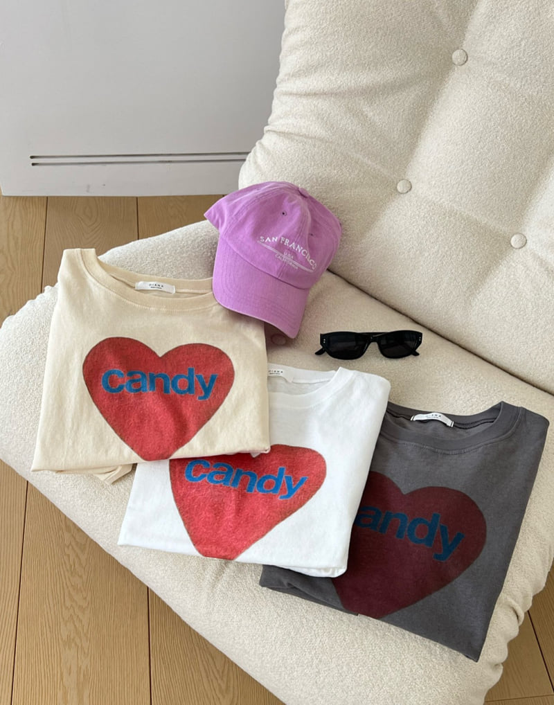 Diana - Korean Women Fashion - #shopsmall - Blue Candy Tee - 12
