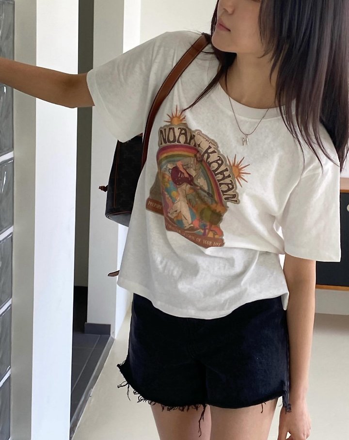 Diana - Korean Women Fashion - #shopsmall - Guitar Tee - 11