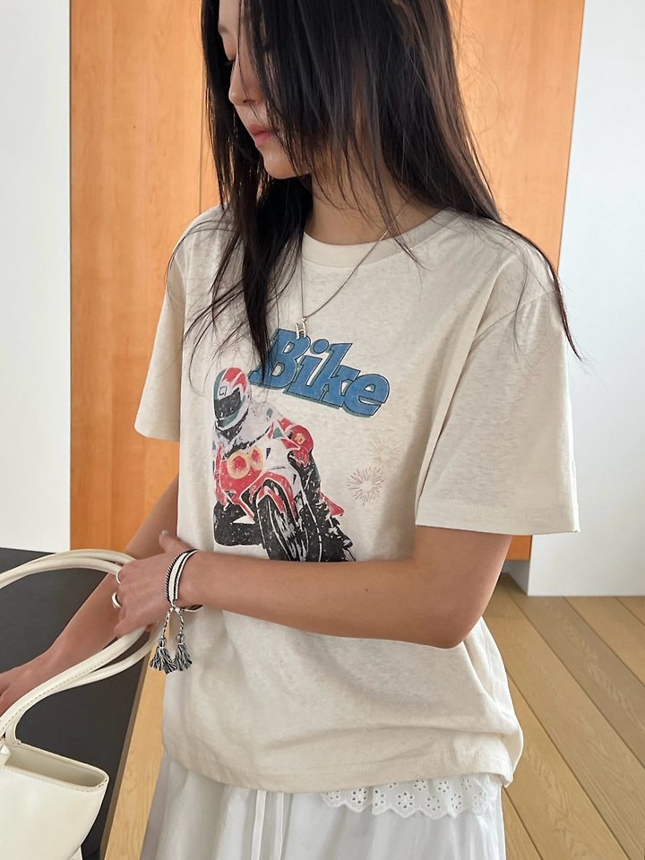Diana - Korean Women Fashion - #thatsdarling - Bike Tee - 5