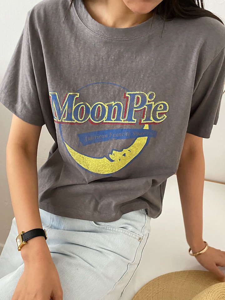 Diana - Korean Women Fashion - #thelittlethings - Moon Pie Tee - 8