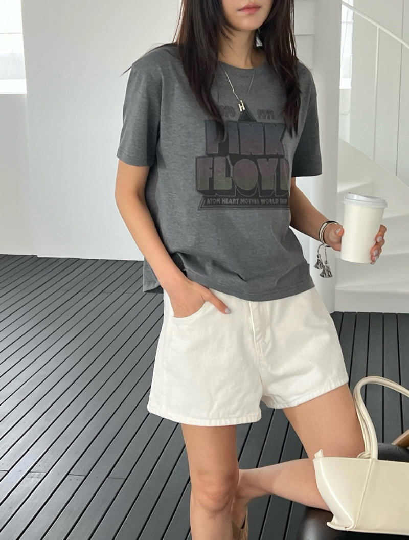 Diana - Korean Women Fashion - #vintagekidsstyle - Pink Tee - 12