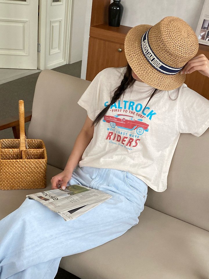 Diana - Korean Women Fashion - #vintagekidsstyle - Rider Tee - 9