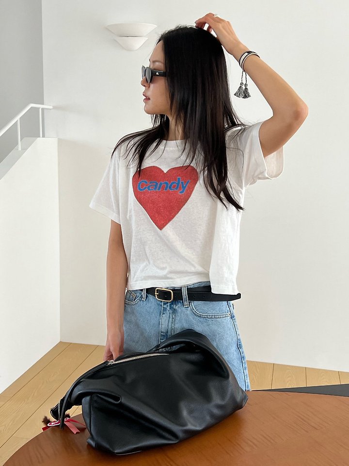 Diana - Korean Women Fashion - #vintagekidsstyle - Blue Candy Tee - 8