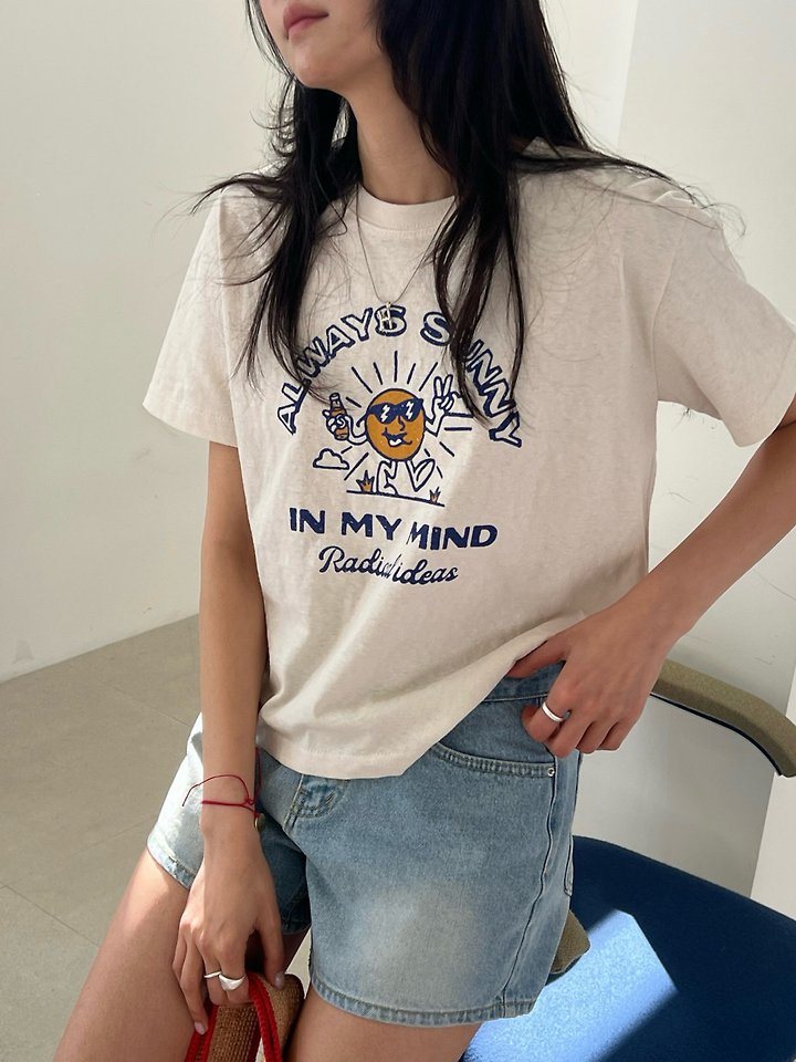 Diana - Korean Women Fashion - #vintageinspired - Sunny Tee - 4