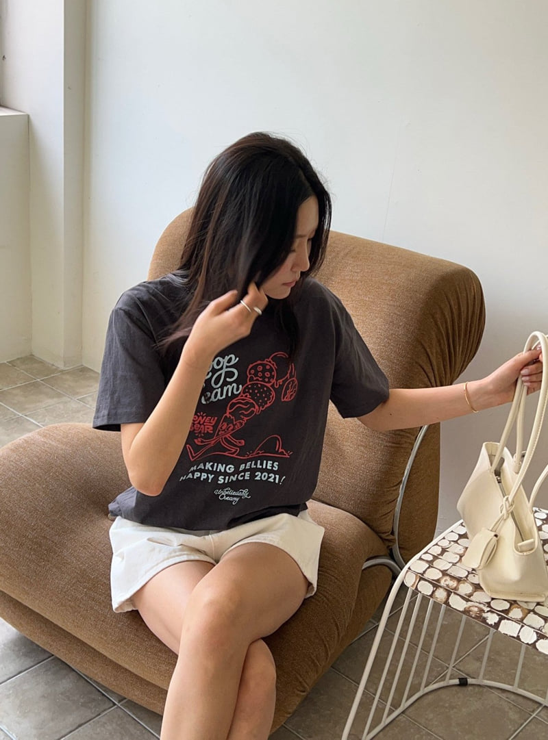 Diana - Korean Women Fashion - #womensfashion - Scoop Tee - 12