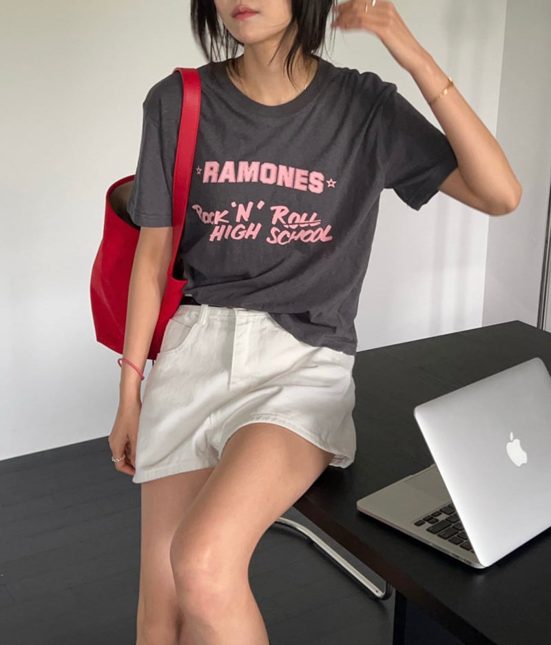 Diana - Korean Women Fashion - #womensfashion - Rock & Roll Tee - 12