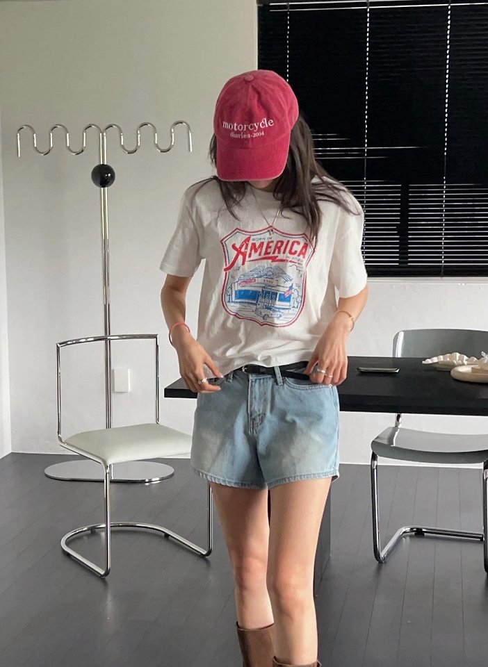 Diana - Korean Women Fashion - #womensfashion - Eagle Tee - 10