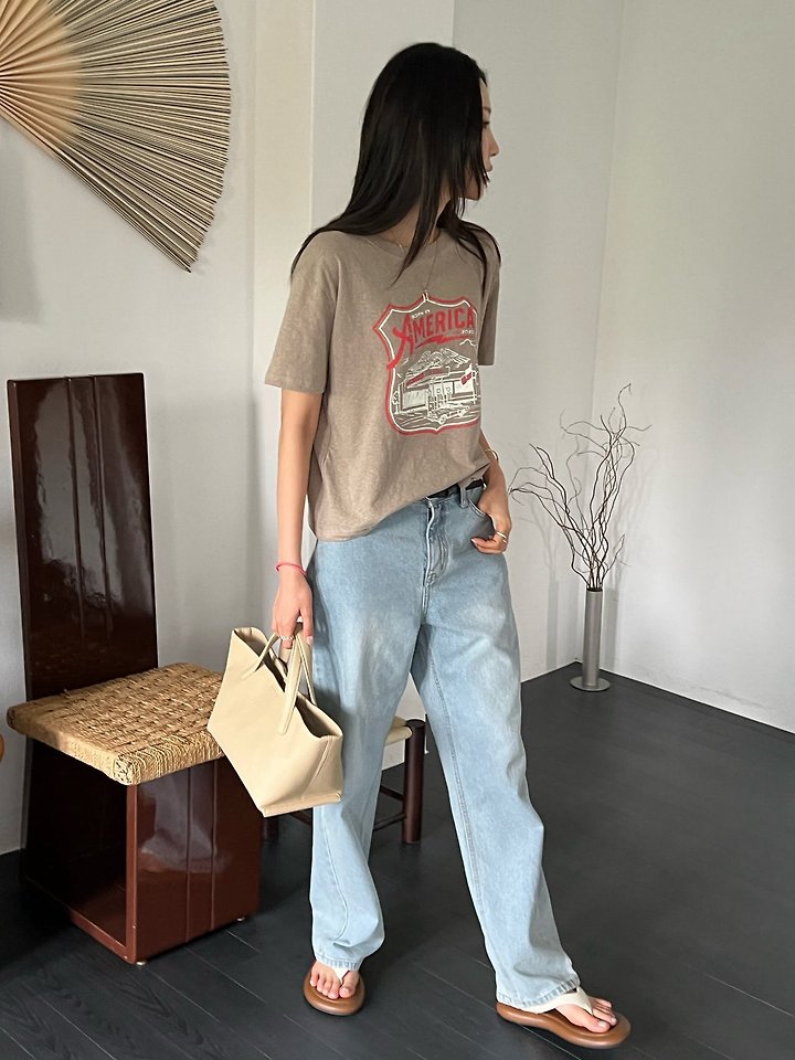 Diana - Korean Women Fashion - #womensfashion - Eagle Tee - 6