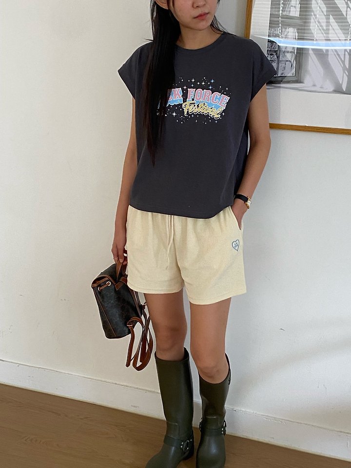 Diana - Korean Women Fashion - #womensfashion - Cute Terry Shorts - 3