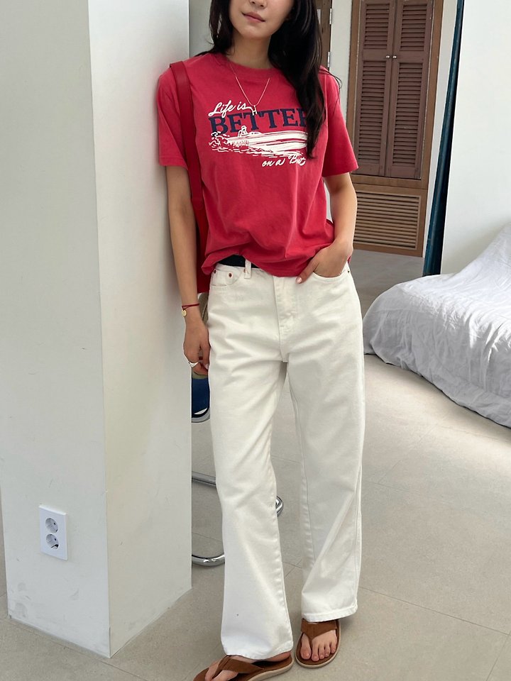 Diana - Korean Women Fashion - #womensfashion - Boat Tee - 5