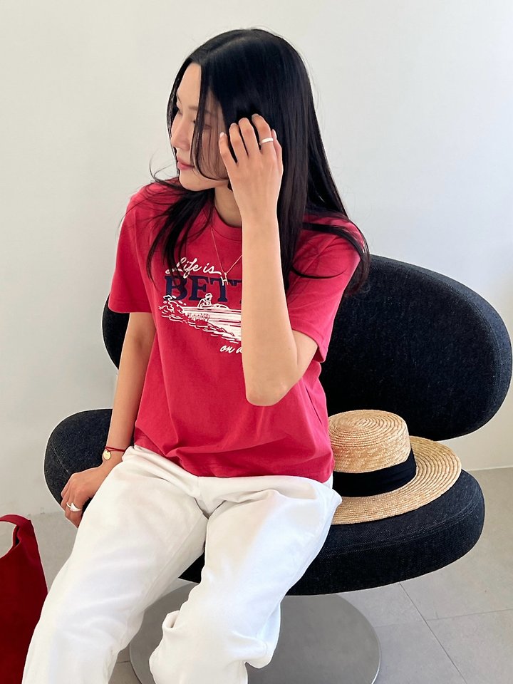 Diana - Korean Women Fashion - #womensfashion - Boat Tee - 7