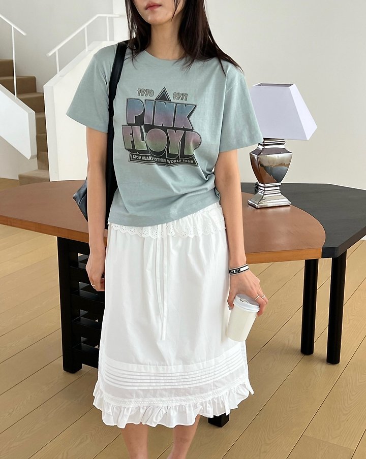 Diana - Korean Women Fashion - #momslook - Pink Tee - 4