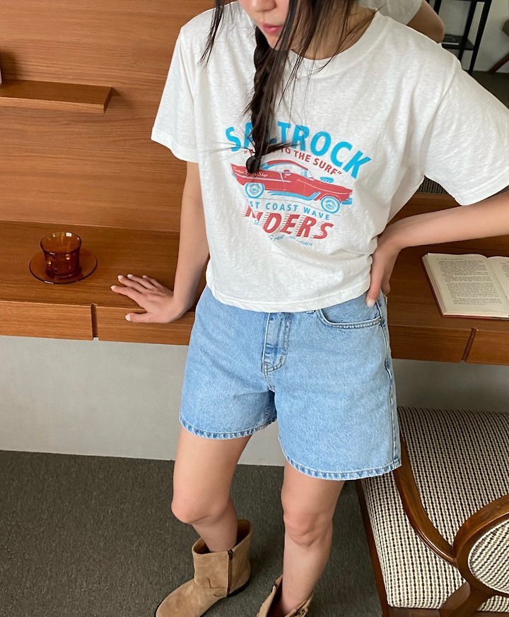 Diana - Korean Women Fashion - #womensfashion - Rider Tee - 3